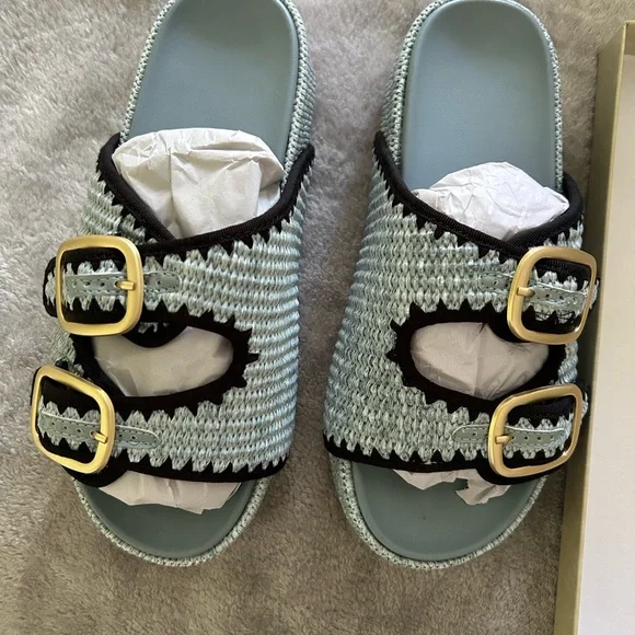 Very Similar to Loeffler Randall’s Theo Blue Two-Band Sandal - Picture 4 of 4